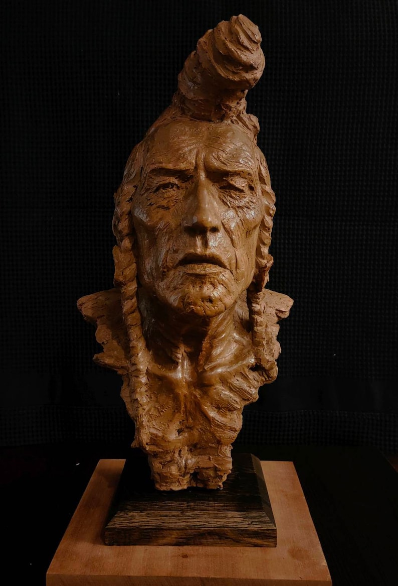 Native American Sculpture Etsy