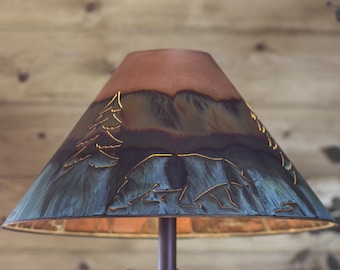 100% Copper Lamp Shade