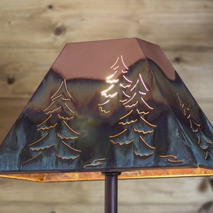 100% Copper Lamp Shade afbeelding 6