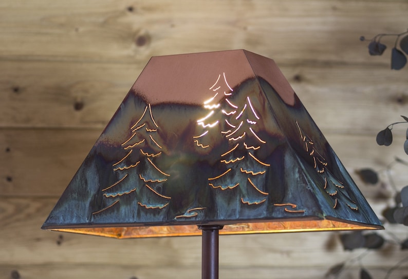 100% Copper Lamp Shade afbeelding 6