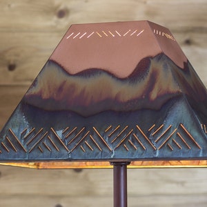100% Copper Lamp Shade afbeelding 4