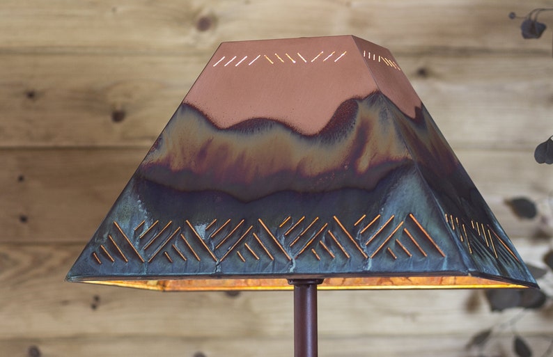 100% Copper Lamp Shade afbeelding 4