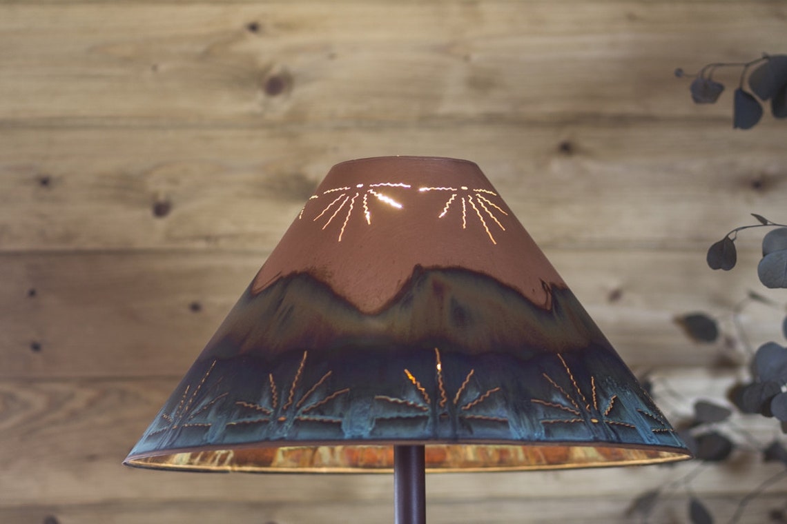100 Copper Lamp Shade Etsy