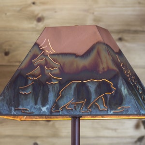 100% Copper Lamp Shade afbeelding 2