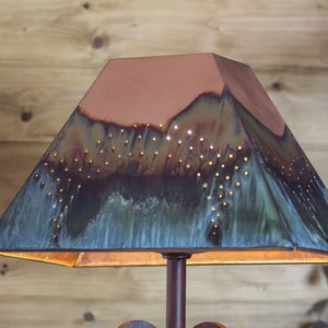 100% Copper Lamp Shade afbeelding 5