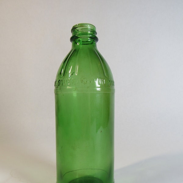 Lemon or lime juice bottle "We squeeze, you pour" vintage
