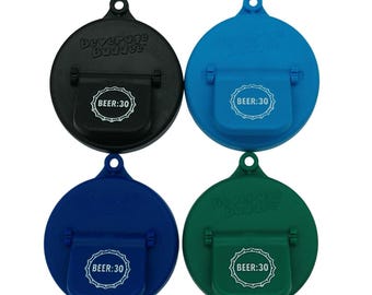 Beverage Buddee Can Cover - Beer :30 Imprint - Can Cover For Standard Size Soda/Beer/Energy Drink Cans - 4 pack