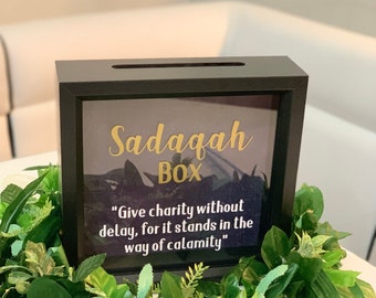 Personalized Sadaqah Box | Custom Charity Funds Box