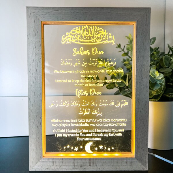 Light up Acrylic Frame Etsy