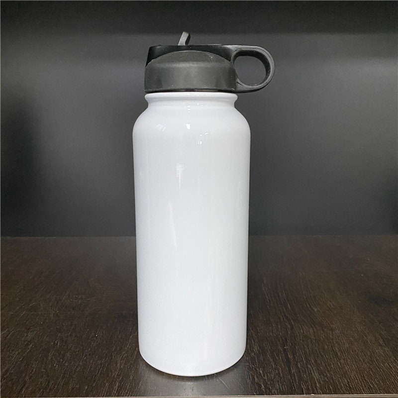 LYHLYA 20 oz Sublimation Water Bottle Blanks, 600 ml Sports Sublimation Bottle 2 Lids Portable Water Bottle for Sublimation