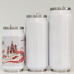 Sublimation Blank Soda Cans - READY TO SHIP