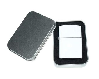 Sublimation Lighter Blank with Sublimation Tin Case