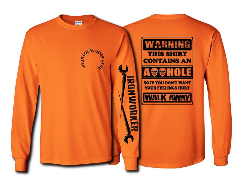 Union Iron Worker Apparel T Shirt Round Neck Etsy