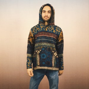 hoodie, ethno , colorful, sweater, cozy, boho, urban nomad, surfer