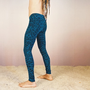 Leggings, Unisex, Yoga, Goa, Leopard, Animal Print, Ecstatic Dance, Festival, Boom, Boho, unique Bild 1