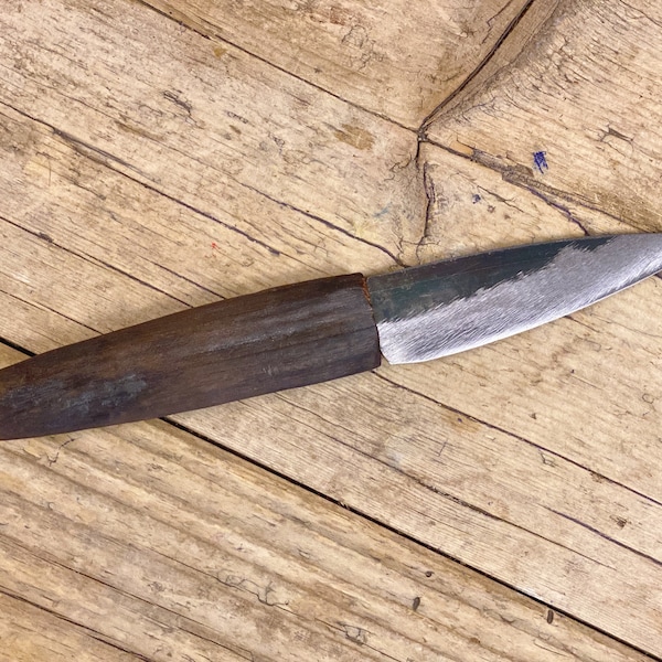 Chef knife -  Performance ,Rustic, Traditional, Hand Forged, Handcrafted,Unique, Fair-trade,  10cm blade