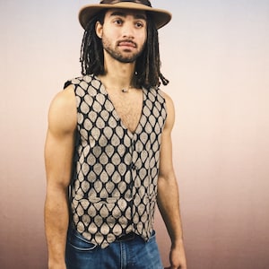 Mens funky vests hotsell