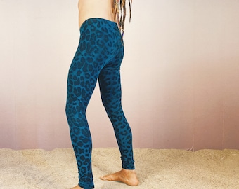 Leggings, unisex, Yoga, Goa, leopardo, Animal Print, Danza Extática, Festival, Boom, Boho, Moda única, tejido suave y cómodo