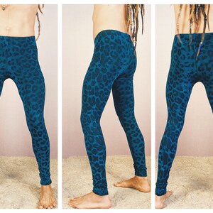 Leggings, Unisex, Yoga, Goa, Leopard, Animal Print, Ecstatic Dance, Festival, Boom, Boho, unique Bild 6