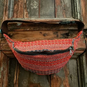 Bum Bag, Fanny Pack, Party, Ethno, Waist Bag,  Belt Bag, Boho Woven Cotton Hipbag - Bauchtasche