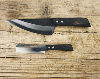 Chef knife -  Performance ,Rustic, Traditional, Hand Forged, Handcrafted,Unique, Fair-trade, Starterset  fair-trade