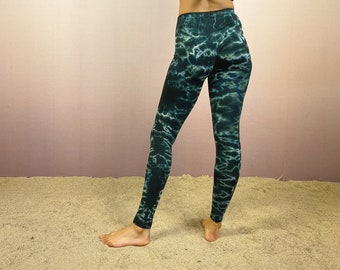 Batik Leggings for Yoga, Ecstatic Dance, Festival, Boom, Burning Man, Boho,  soft and comfy fabric