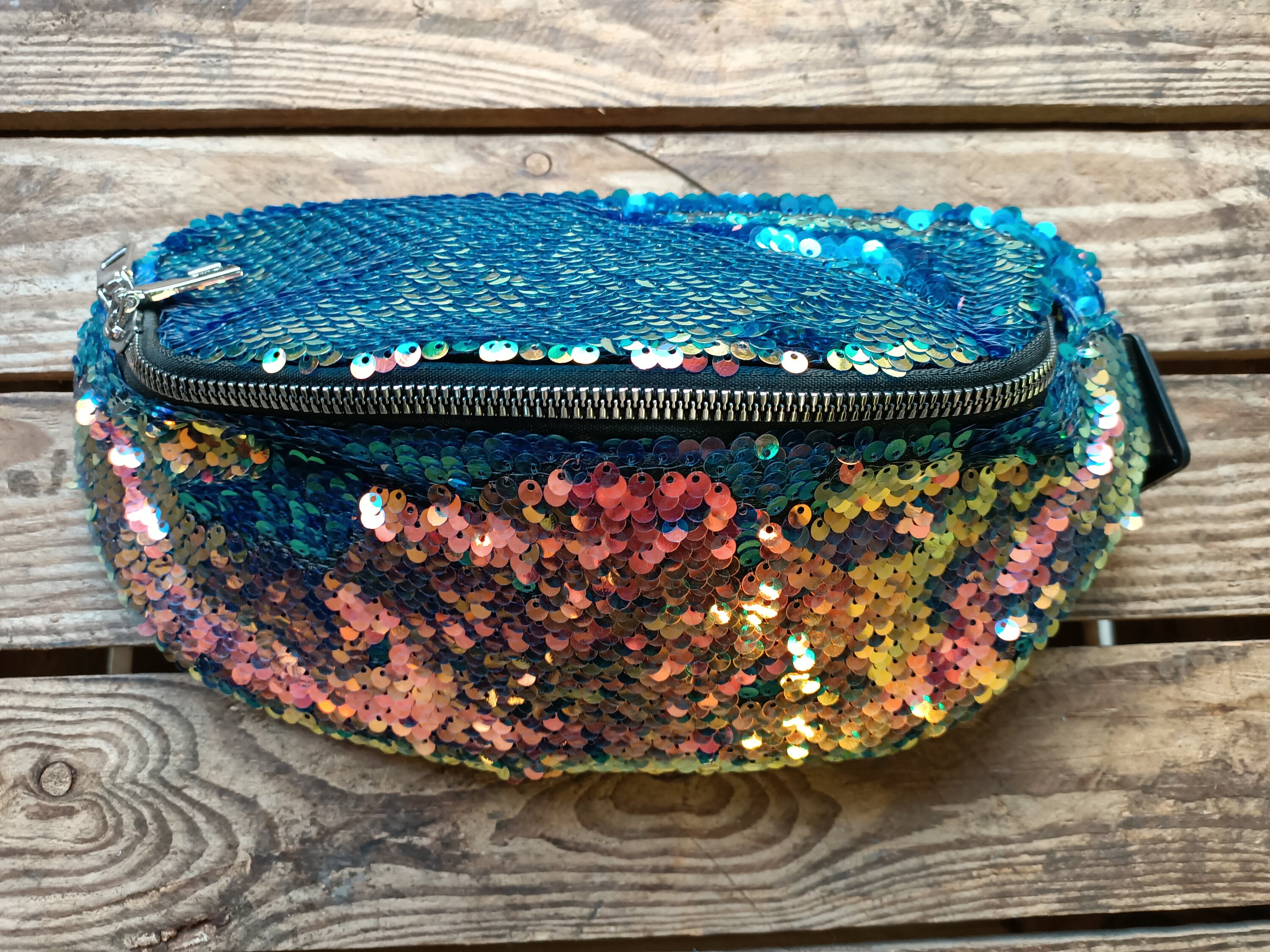 Bum Bag Fanny Pack glitter flitter Waist Bag shiny sequins Etsy
