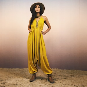 Jumpsuit Dress TARA Yellow