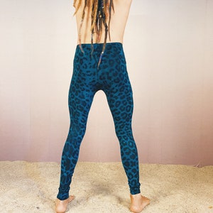 Leggings, Unisex, Yoga, Goa, Leopard, Animal Print, Ecstatic Dance, Festival, Boom, Boho, unique Bild 8