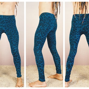 Leggings, Unisex, Yoga, Goa, Leopard, Animal Print, Ecstatic Dance, Festival, Boom, Boho, unique Bild 9