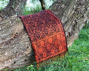 Kuscheldecke, Schal, Wolltuch, Meditation/ Yoga,  Paisley, Stola, Ethno, Urban Nomad, Surfer,