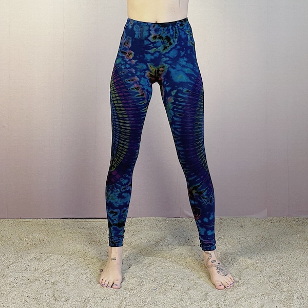 Tie Dye Leggings for Yoga, Ecstatic Dance, Festival, Boom, Burning Man, Boho, Super soft and comfy fabric