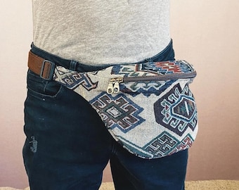Bum Bag, Fanny Pack, Cotton Hip bag, Waist Bag, Belt Bag, Festival, Ethno, Boho, Woven