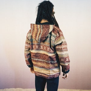 Hooded Sweater, Hoodie, unisex, Festival, cozy, boho, ethno, Urban Nomad, Surfer image 7