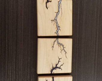 Fractal Coasters Etsy
