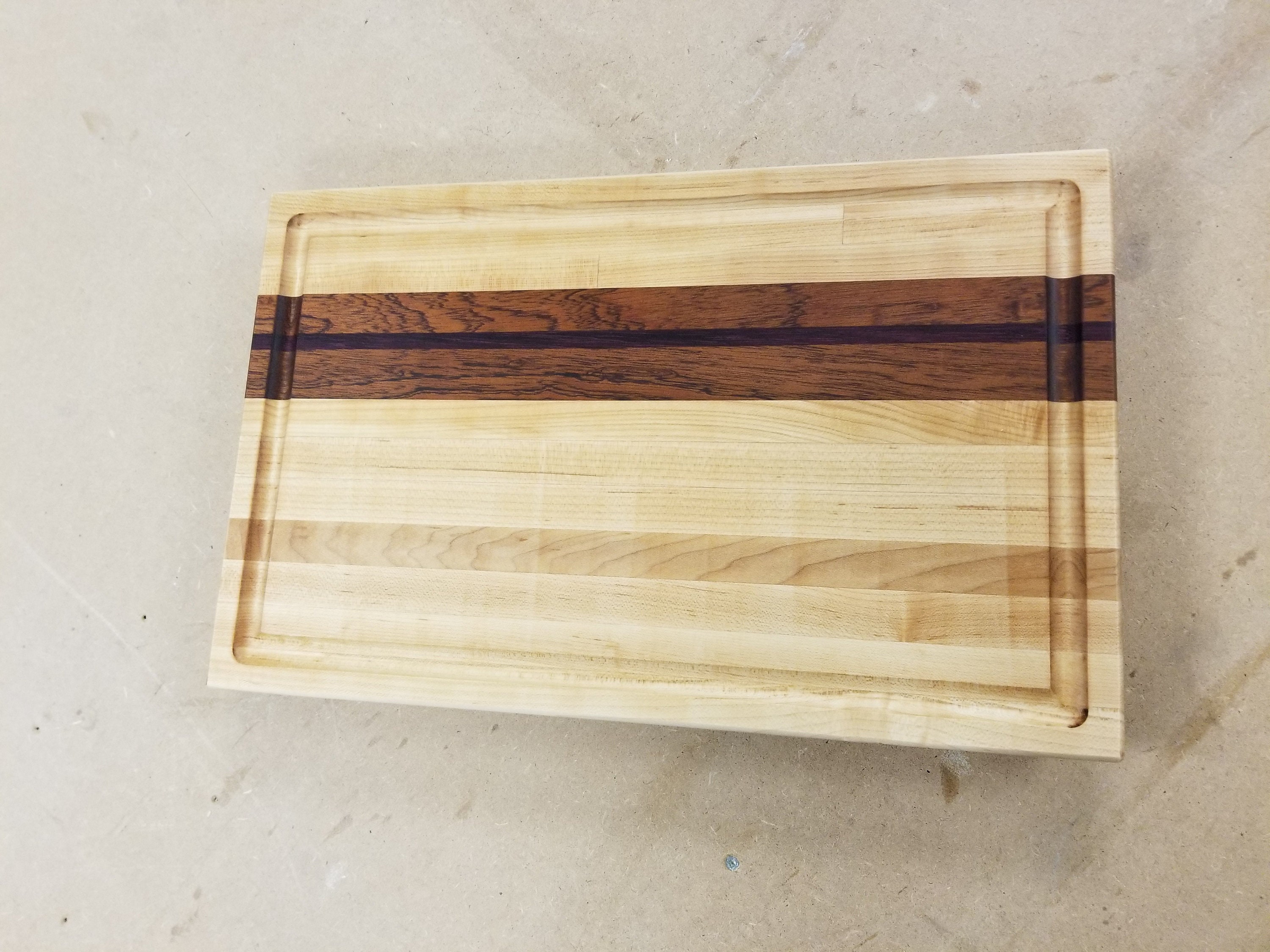 Cutting board with juice groove Etsy