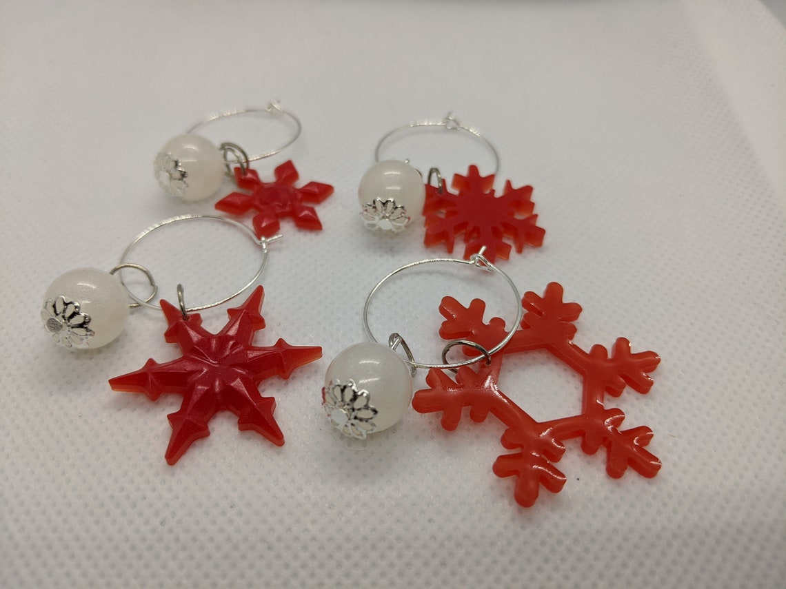 16x Diamant Weinglas Marker - Wiederverwendbare Glasringe Für Party & Hochzeit