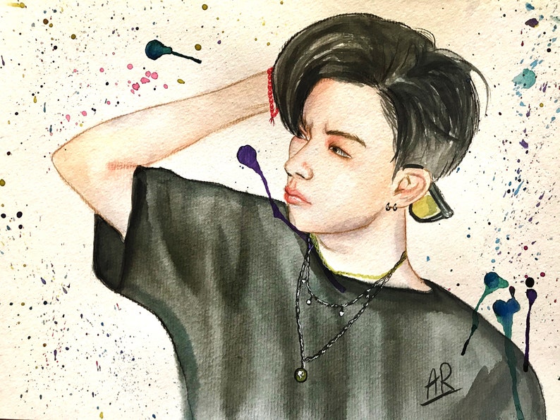 Hoseok Dynamite Bts Watercolour Art Print Hoseok Print Etsy Hoseok Dynamite Bts Watercolour Art Print Hoseok Print Etsy