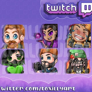 6 x Valorant Emotes | Twitch PACK 2