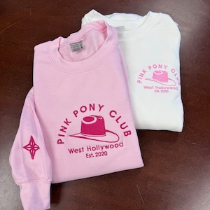 C H A P P E L L Pink Pony Club - inspired sweatshirt