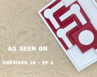 SURVIVOR Inspired Five Piece Slide Puzzle Replica (as Seen in
