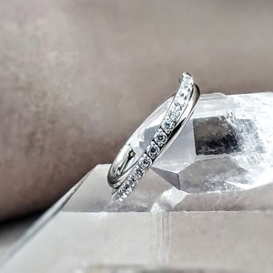 16G CZ kris-kras kraakbeenoorbellen, chirurgisch stalen helix hoepel, kristallen scharnierende schelpring hoepelkraakbeen