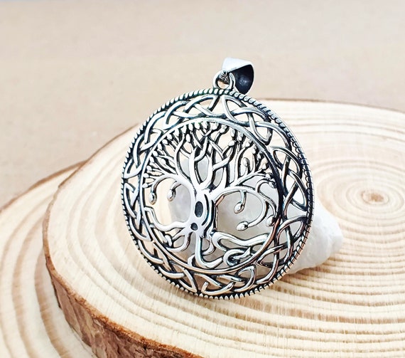 Sterling Silver Tree of Life-Celtic Large Pendant Sterling Silver Tree of Life-Celtic Large Pendant
