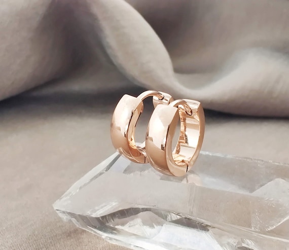 Rose gold huggies deals
