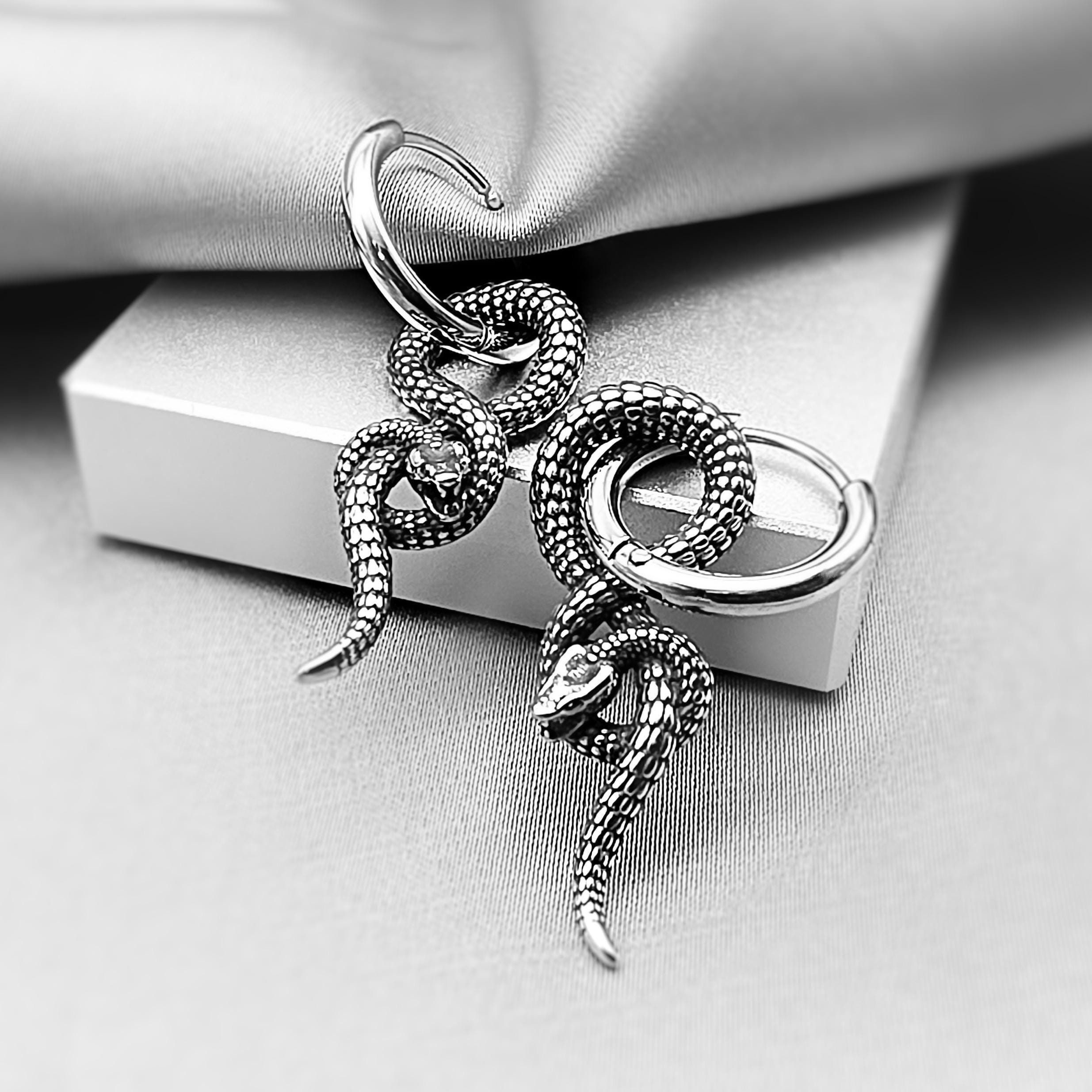 Orecchini Serpente Placcati in Oro | Letizia – Luna Gioielli