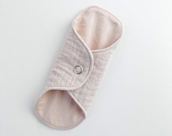 Every day panty liner, Cotton Reusable Washable Ultra thin Winged cloth pads, Menstrual cup backup,