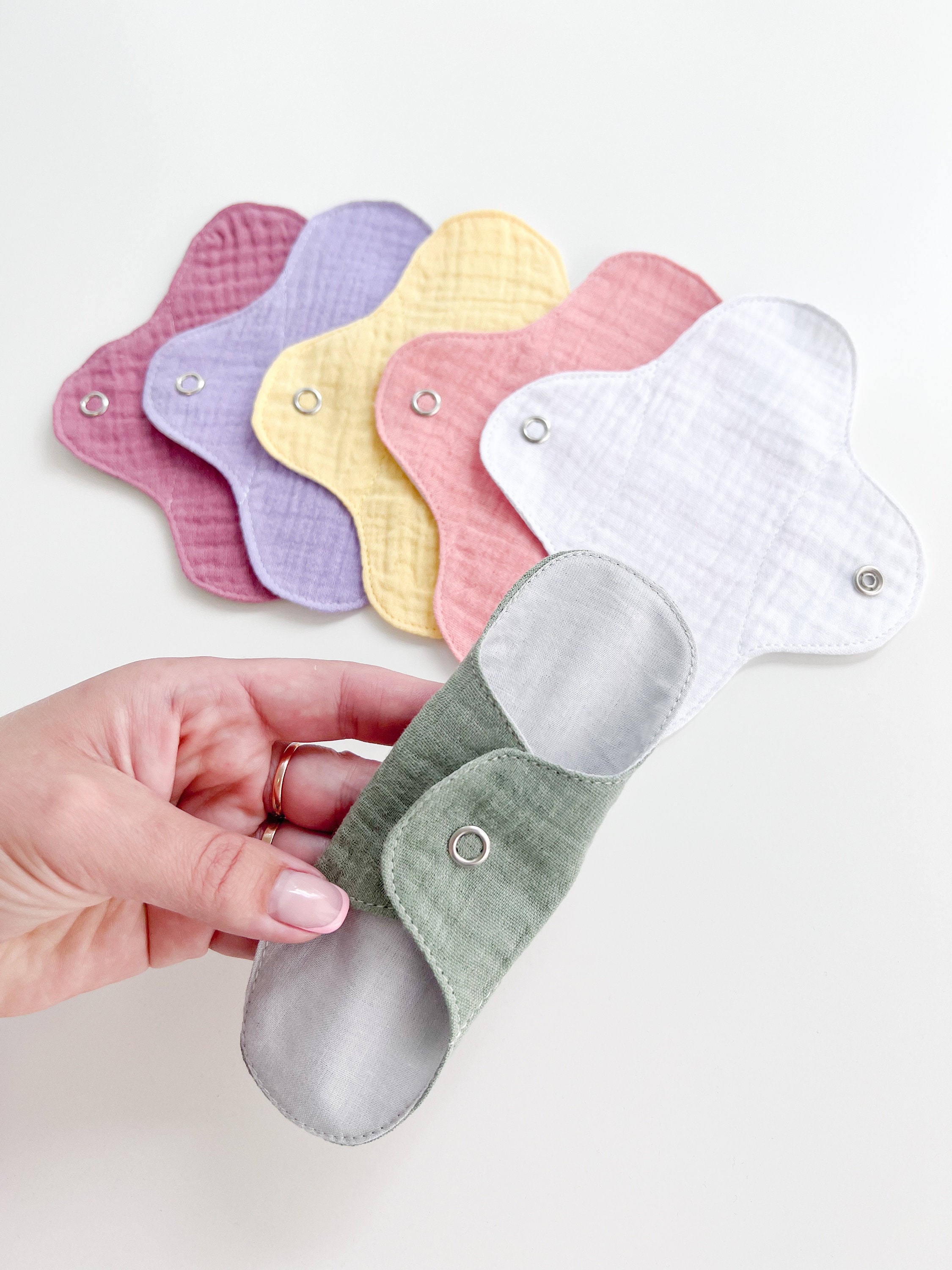Reusable Cloth Panty Liner, Soft and Leakproof Cotton Flannel Panty