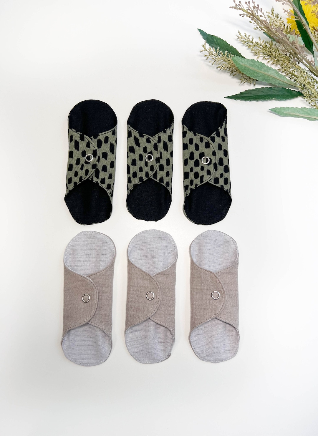 Thin Sustainable Panty Liners for Daily Usage, Organic Cloth Panty