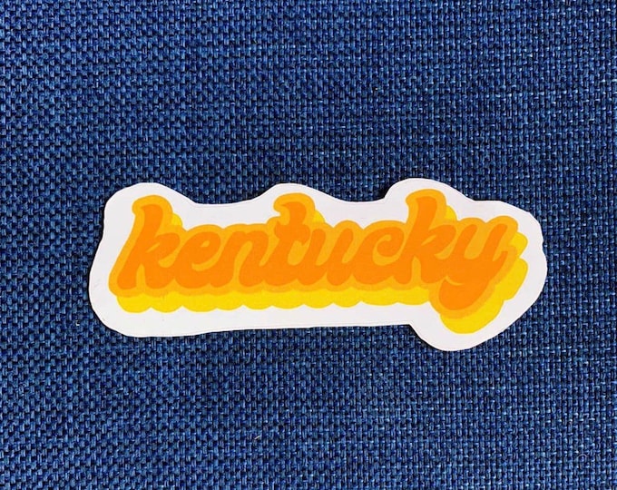 Retro Kentucky Sticker