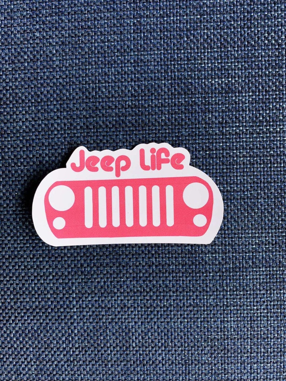 Pink Jeep Life Sticker Etsy